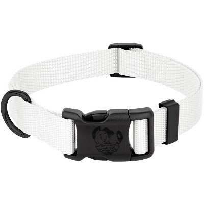 Country Brook Petz American Made Deluxe White Nylon Dog Collar, Small :  Target