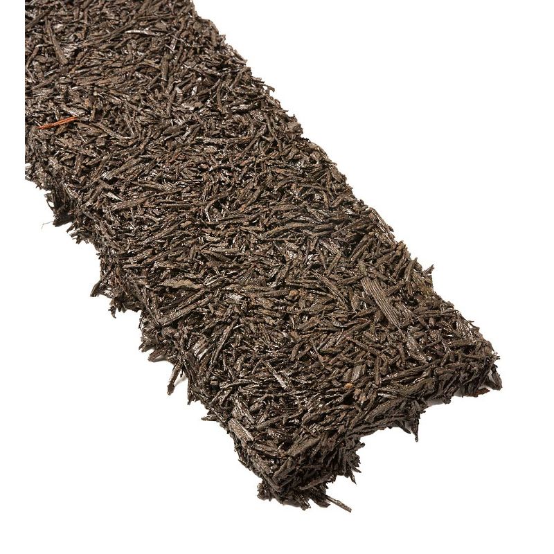 Plow & Hearth - Permanent Mulch Recycled Rubber Border for Gardens & Pathways, 5 of 7
