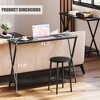 Narrow Console Table – Tier Storage Shelf Sofa Table (for Living Room/Hallway/Bedroom) - 3 of 4
