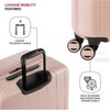 SwissGear Wanderlust Pro Lightweight Expandable Spinner, Pink, 3-Piece Set (20/24/28) - 2 of 4