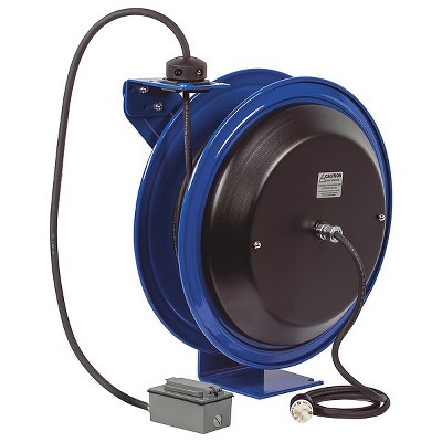 Coxreels  Cord Reel,75ft,12 AWG,GFCI,120VAC PC19-7512-F