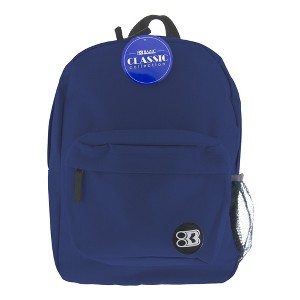 BAZIC Products® 17" Classic Backpack, Navy Blue - 1 of 3