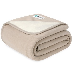PetAmi Waterproof Dog Blanket, Pet Cat Puppy Couch Cover Protection, Fleece Washable Reversible Soft Plush Throw - 1 of 4