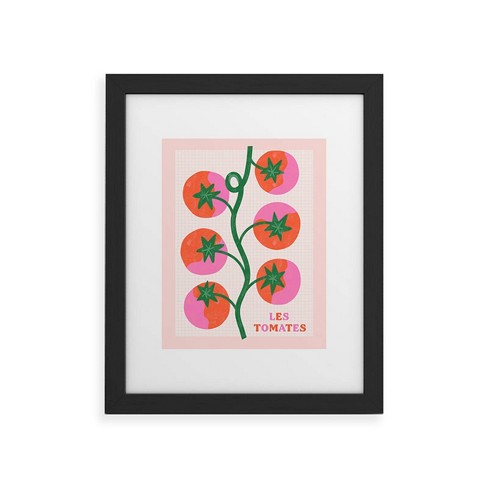 Deny Designs Melissa Donne Les Tomates Black Framed Art Print - image 1 of 4