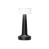 Simple Designs 8.5" Mushroom Magic Dimming and Rechargeable Cordless 4-Way Touch Sensor Saucer Desk Lamp - 2 of 4