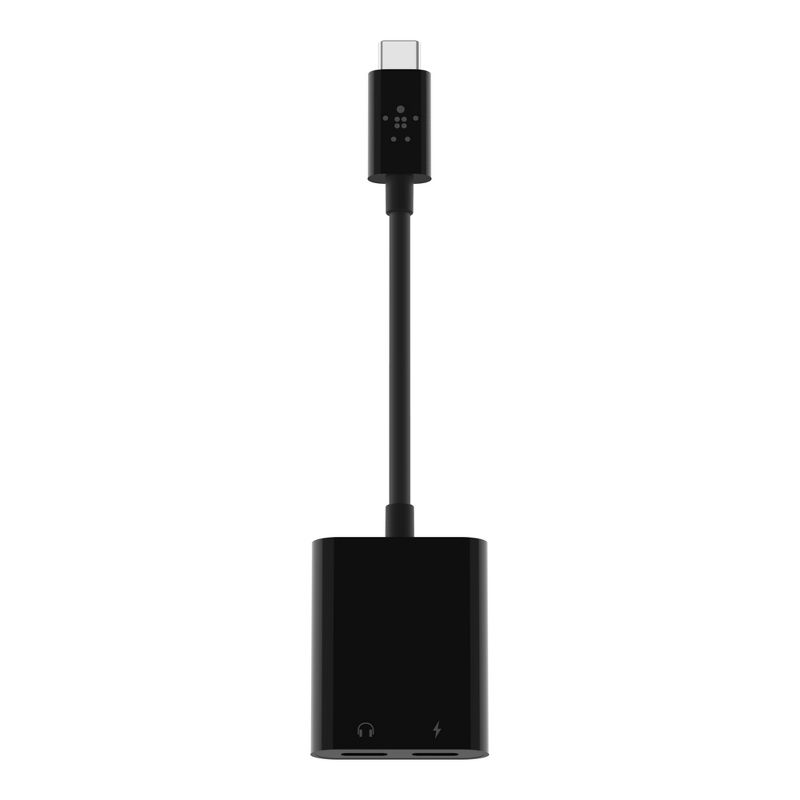 Belkin CONNECT 3.5mm USB-C Splitter Audio + Charge Adapter Black F7U081btBLK, 3 of 11