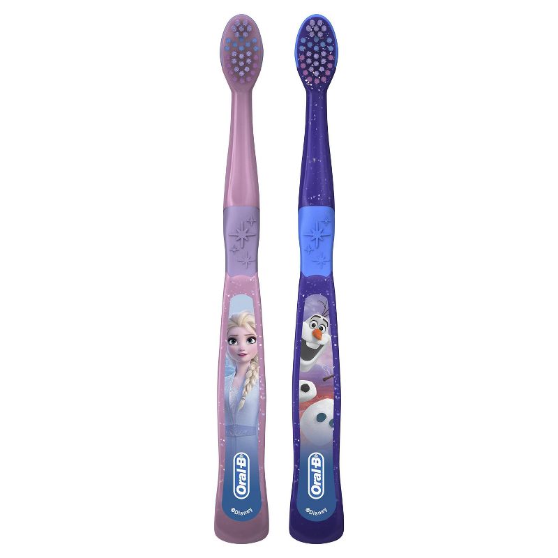 Oral-B Kid&#39;s Toothbrush featuring Disney&#39;s Frozen II, Soft - 2pk, 3 of 10