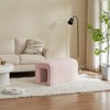 CAVINAS Storage Ottoman Bench, Ottoman Bench Storage Foot Rest for Couch Pet Supplies Corduroy Bench Cat's Nest to Hide for the Living Room - 2 of 4