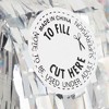 Blue Panda Small Silver Holographic Foil Number 9 Pinata for Kids 9th Birthday Party Decorations, 15.7 x 9 in - 3 of 4