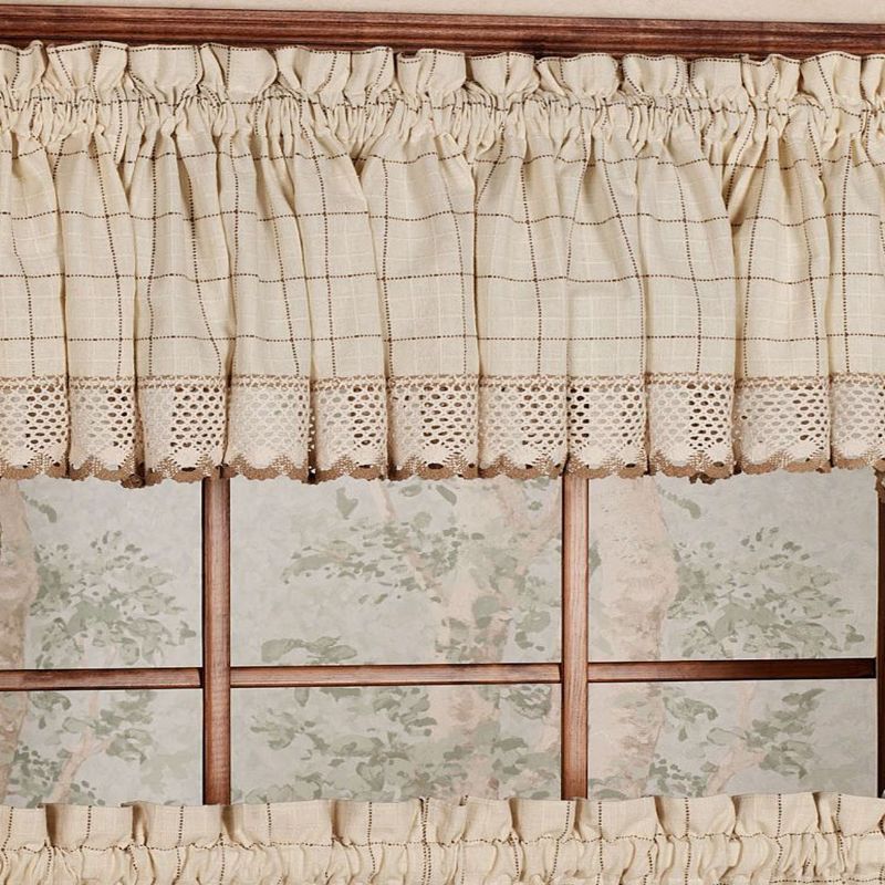 Adirondack 100% Cotton Kitchen Window Curtains by Sweet Home Collection™, 1 of 3