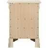 NicBex Elegant Nightstand with 3 Drawers Bedside Table with Metal Handles End Table for Bedroom, Living Room - 4 of 4