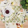 C&F Home Watercolor Floral Cotton Quilted Rectangular Reversible Placemat Set of 6 - 3 of 4