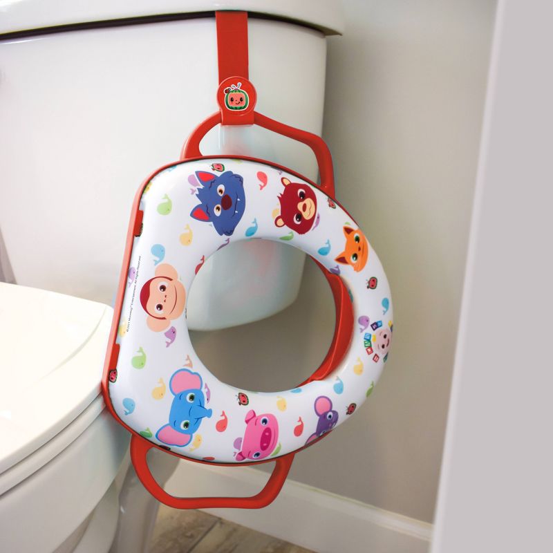 Cocomelon Soft Potty Training Seat with Potty Hook, 4 of 8