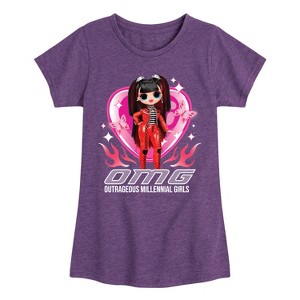 Girls' - LOL Surprise! - Spicy Babe Fitted Short Sleeve Graphic T-Shirt - 1 of 4