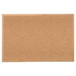 2' x 3' Natural Cork Bulletin Board with Wood Frame - Ghent