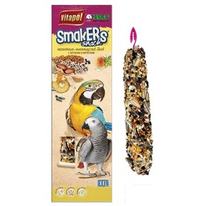 A&E Cage Company Parrot XXL Smakers Grain and Fruit Flavor Bird Treat Sticks - 250gms - 1 of 2