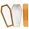 Set of 2 Coffins for WWE & AEW Wrestling Action Figures: Black & Brown - 3 of 3