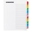 Office Essentials 1-31 Tab Table 'n Tabs Dividers for 3 Ring Binders, Printable Table of Contents, Multicolor Tabs, 3 Sets (21892) - 3 of 3