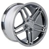 OE Wheels LLC CV07A-17095-5475-54C Chrome Wheel Painted (17 x 9.5 inches /5 x 120 mm, 54 mm Offset) - 2 of 3
