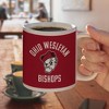 Ohio Wesleyan University Battling Bishops Logo Ceramic Coffee Mug Novelty Gift Mugs for Coffee Tea and Hot Drinks 11oz White - 4 of 4