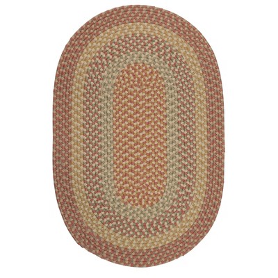 Colonial Mills Mendi - Brick 7x7 Round Rug Indoor/Outdoor 100% Polypropylene