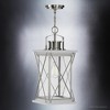 Urban Ambiance Luxury Colonial Outdoor Pendant Light,  21"H x 9"W,  Stainless Steel Finish, UHP1221 - 3 of 4