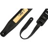 Levy's 2.5" Calaca Black Leather Guitar Strap - 2 of 3