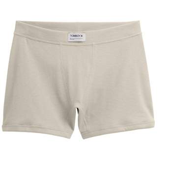 TomboyX First Line Period Leakproof Boy Shorts Underwear, Cotton Stretch  Comfort (3XS-6X) Chai XXX Large