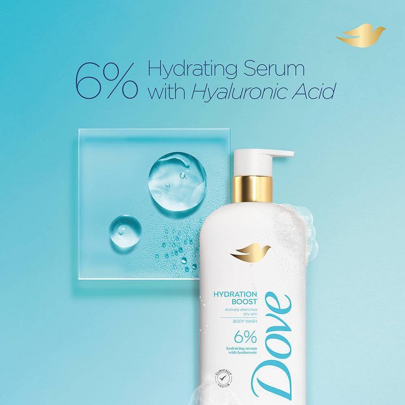 Dove Serum Body Wash - Hydration Boost - 18.5 fl oz, 6 of 16