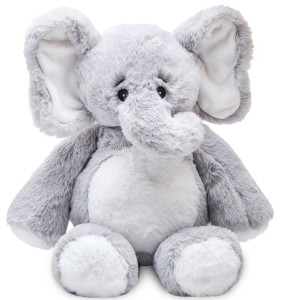 Bearington Baby Spouts Hugs A Lot Elephant Plush, 14 Inch Elephant Stuffed Animal - 1 of 4