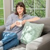 HGTV Curlicue Faux Fur Pillow Snowbound 14 x 20 inches - 3 of 4