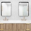 GlasFlength Decorative Wall Mirrors 24*36 Inch Bathroom Mirror Modern Wall Decor, Unique Style, for Entryway, Bedroom,Living Room, Washroom, Black - 4 of 4