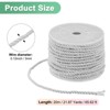 Unique Bargains Soft Polyester Twisted Silk Decorative Craft Cord Trim Cord Rope 22 Yards 1 Pc - 3 of 4