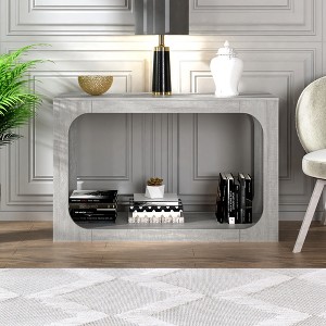 Doyle 47.0 in. Rectangular Engineer Wood Console Table - 1 of 4