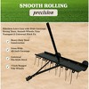 Yard Tuff Tine Dethatcher Attachment, 40 Inch Pull Behind Thatcher for Lawn Mower, Tractor and ATVs, With Heat-Treated Tines for Grass, Leaves, Debris - 3 of 4