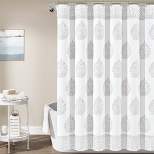 Teardrop Leaf Shower Curtain - Lush Décor