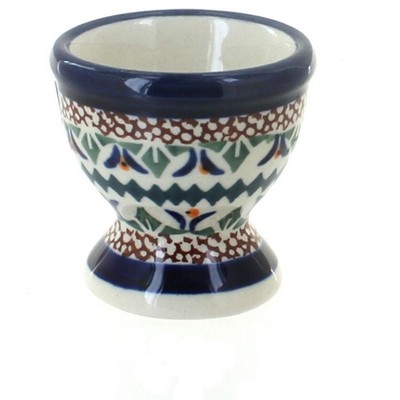 Blue Rose Polish Pottery Daisy Egg Cup