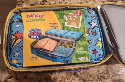 Nuby Insulated Bento Box Lunchbox, Girl