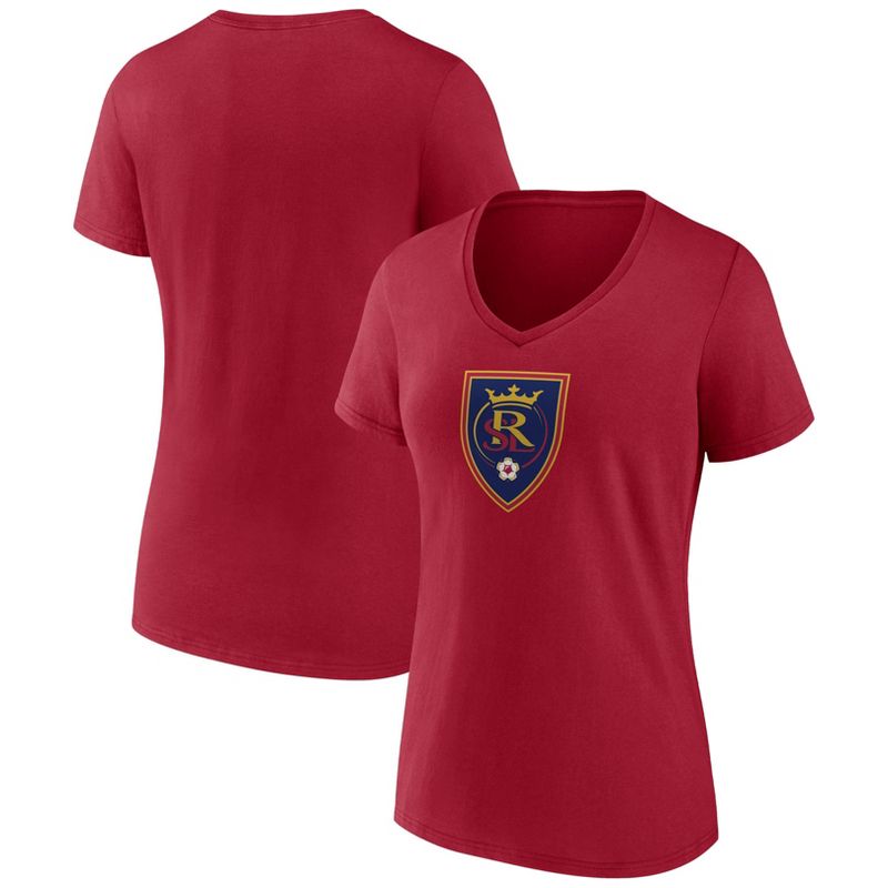MLS Real Salt Lake Women&#39;s V-Neck Top Ranking T-Shirt, 1 of 4