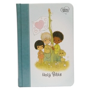 Nkjv, Precious Moments Small Hands Bible, Teal, Hardcover, Comfort Print - by  Thomas Nelson - 1 of 1