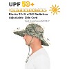 Tirrinia Womens Mens Camouflage Printed Wide Brim Sun Hat, Safari Sun Hat with Adjustable Drawstring, Lightweight Breathable Outdoor Hats - 4 of 4