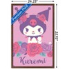 Trends International Hello Kitty and Friends: 24 Flowers - Kuromi Framed Wall Poster Prints - 3 of 4
