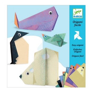 DJECO Origami Paper Craft Kit - Polar Animals, Includes 24 Sheets and Instructions, Ages 5 and Up - 1 of 1