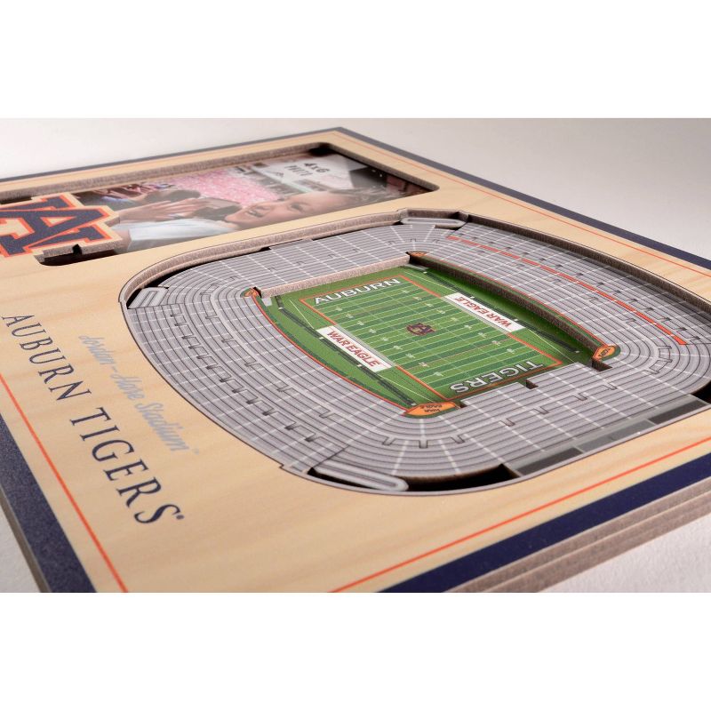4&#34; x 6&#34; NCAA Auburn Tigers 3D StadiumViews Picture Frame, 3 of 6