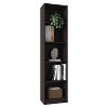 ORRD Home Slim 5 Shelves Narrow Bookcase With Open Shelves, Stained Walnut - 3 of 4