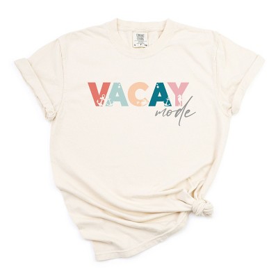 Simply Sage Market Vacay Mode Colorful Garment Dyed Tee