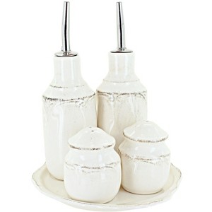 Blue Rose Polish Pottery Country Chic Table Accessory  Set - 1 of 1