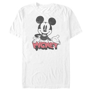 Men's Mickey & Friends Mickey Mouse Retro Logo T-Shirt - 1 of 4