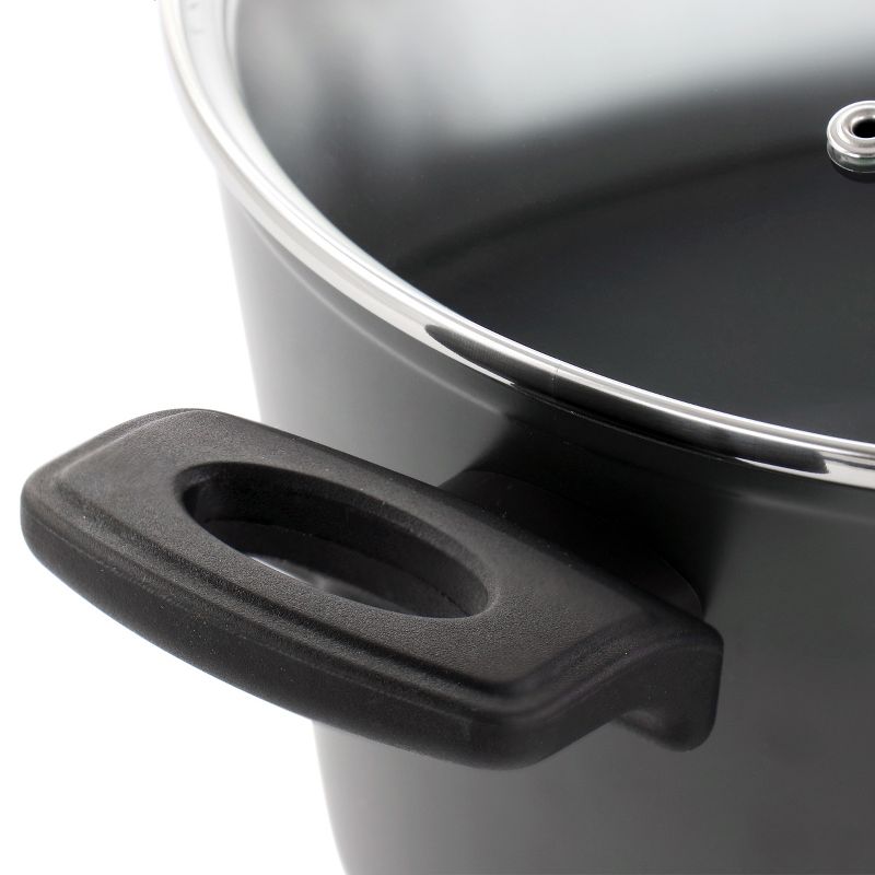 Oster Kingsway 5.5 Quart Aluminum Nonstick Dutch Oven in Black With Lid, 2 of 7