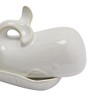 Storied Home Coastal Stoneware Whale Shaped Butter Dish - 4 of 4
